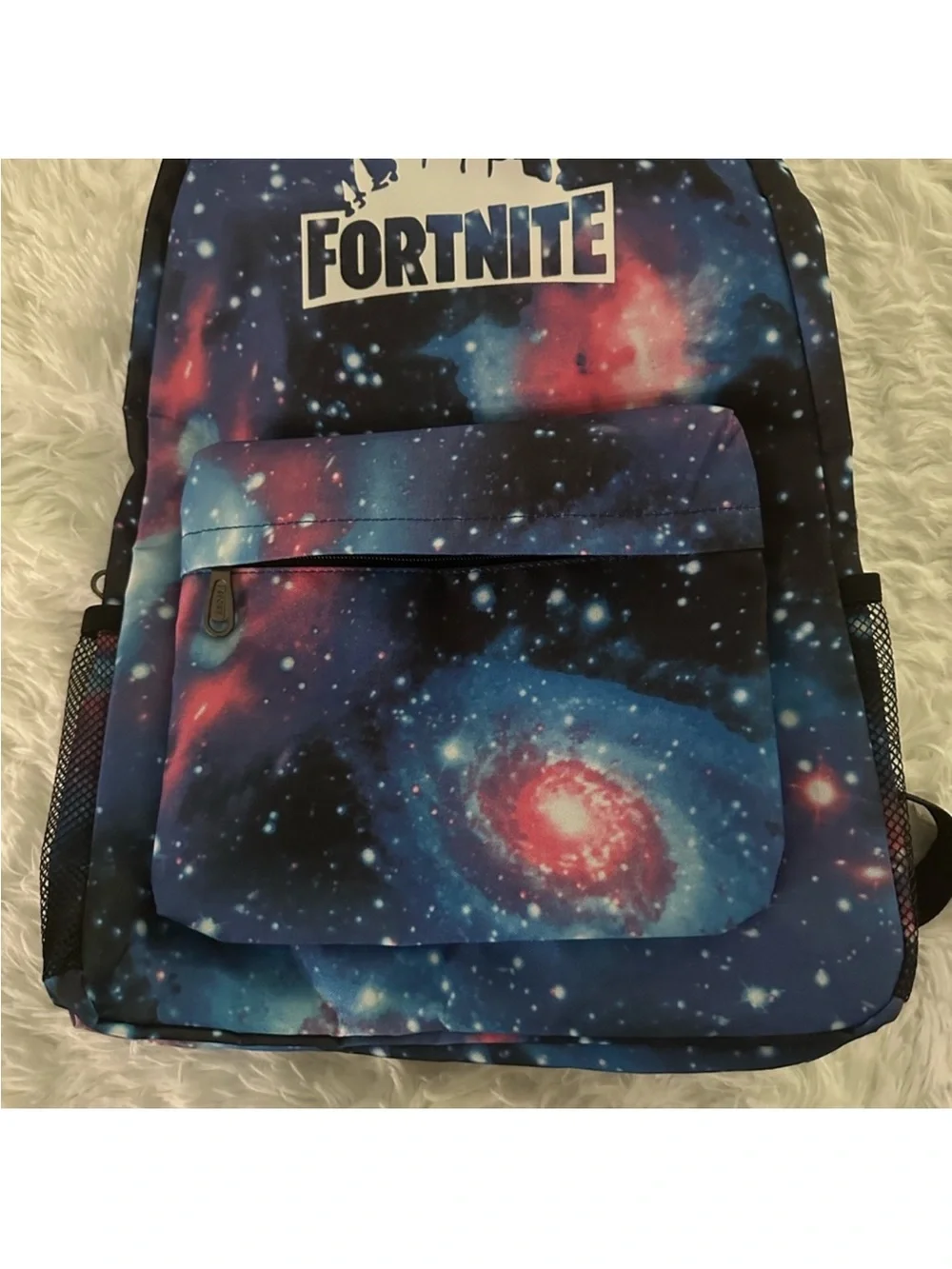 FORTNITE MULTICOLOR GLOW IN THE DARK BOOK BAG/ BACKPACK NWOT